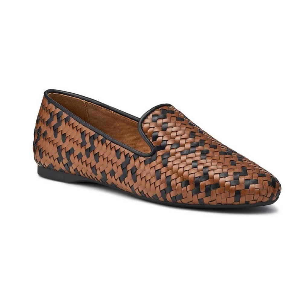 The Starling Flat in Cognac Basketweave